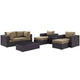 Modway Convene 8 Piece Outdoor Patio Sectional Set - EEI-2206 | Outdoor Sofas, Loveseats & Sectionals | Modishstore-39