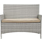 Modway Bridge 4 Piece Outdoor Patio Rattan Conversation Set | Outdoor Sofas, Loveseats & Sectionals | Modishstore-5