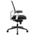 Modway Pump White Frame Fabric Office Chair - Black | Office Chairs | Modishstore-2