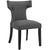 Modway Curve Fabric Dining Chair