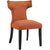 Modway Curve Fabric Dining Chair