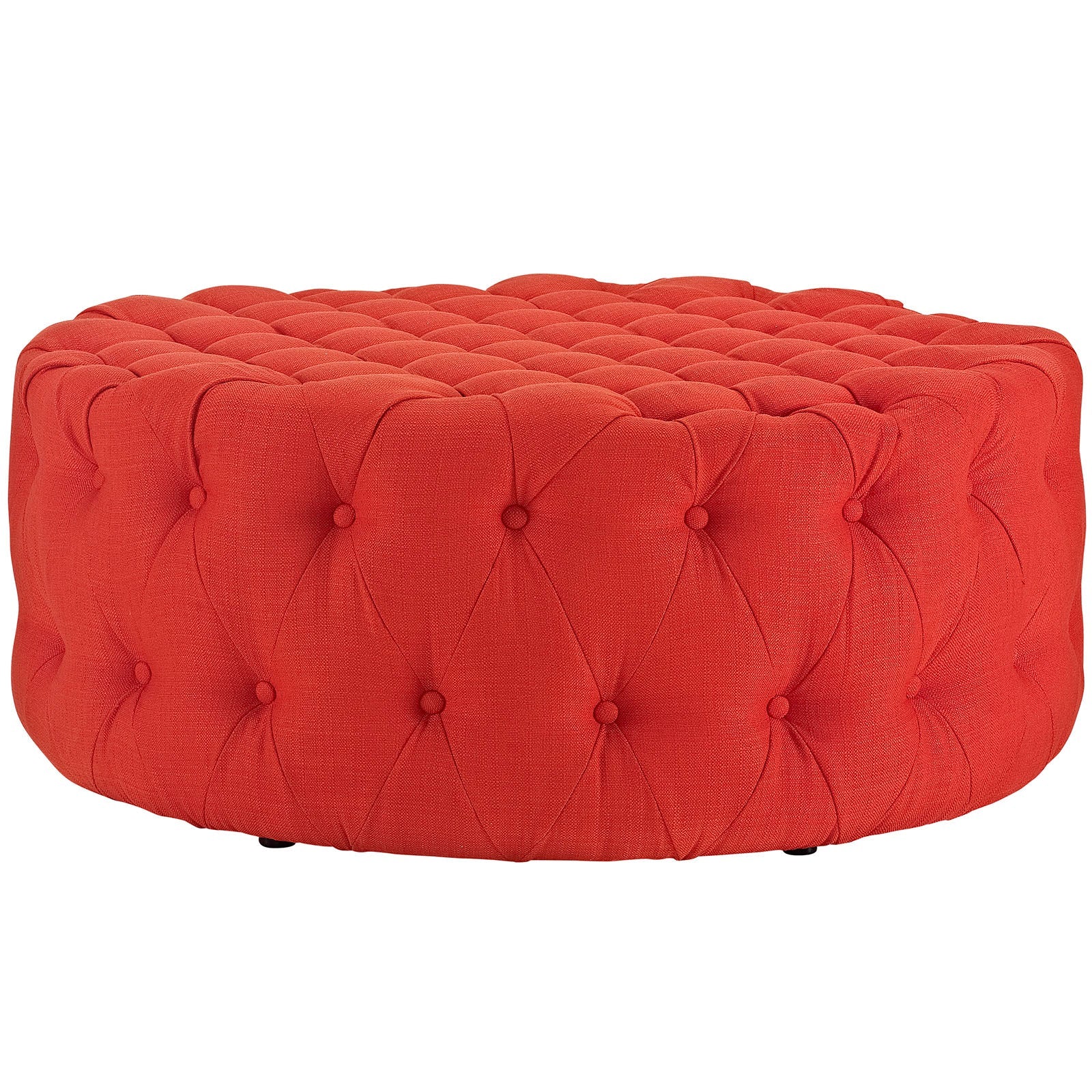 Modway Amour Upholstered Fabric Ottoman | Ottomans | Modishstore-53