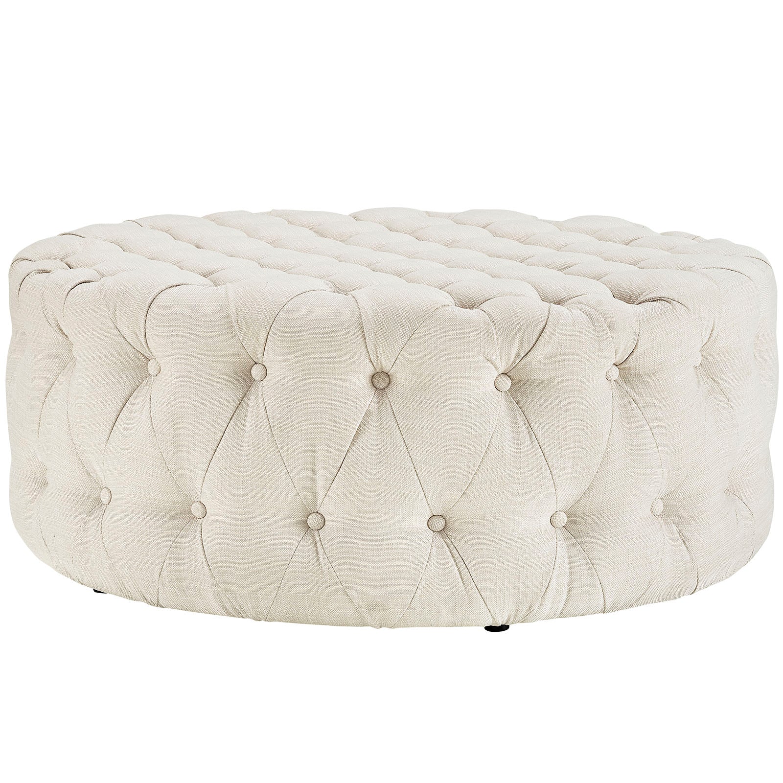 Modway Amour Upholstered Fabric Ottoman | Ottomans | Modishstore-62