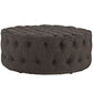 Modway Amour Upholstered Fabric Ottoman | Ottomans | Modishstore-56