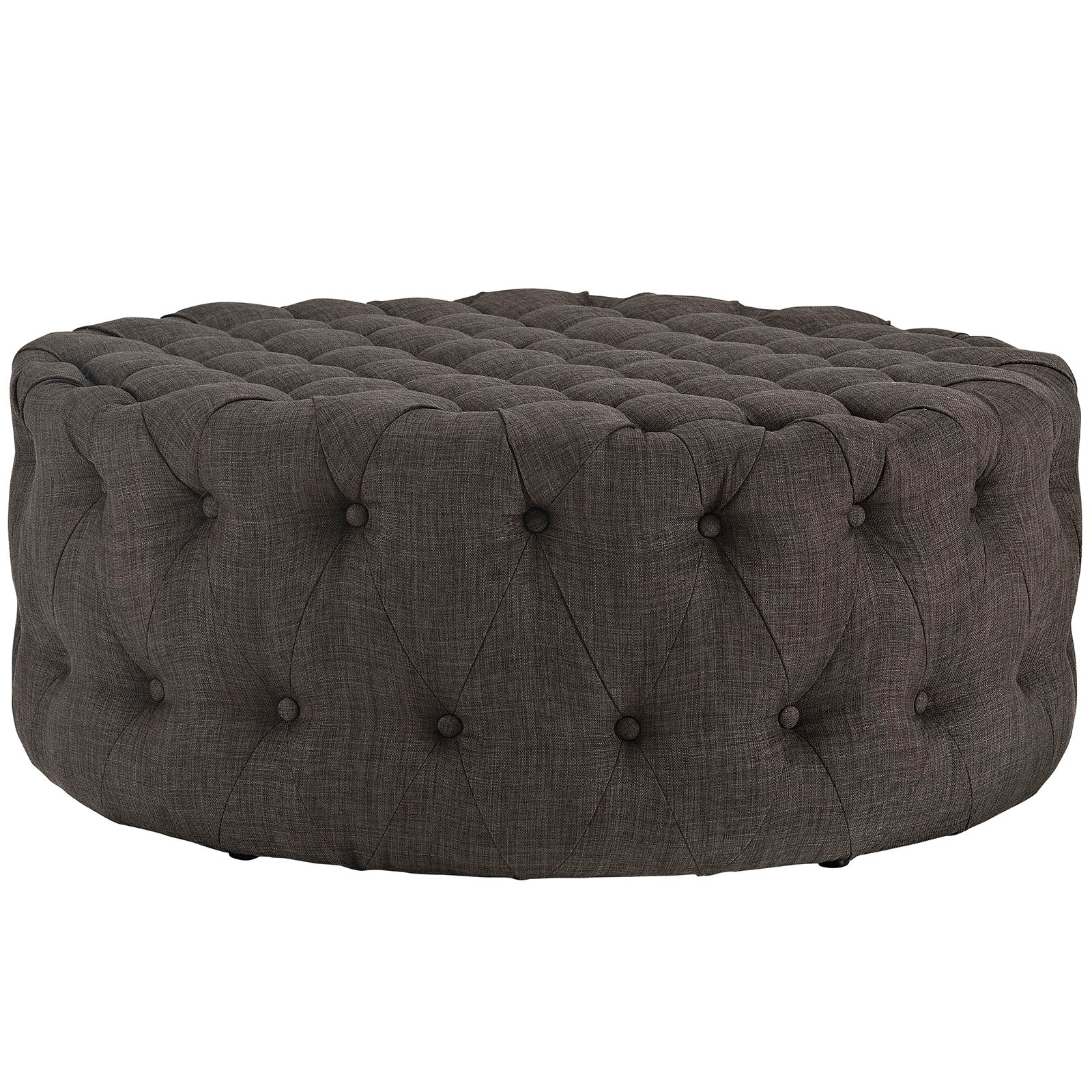 Modway Amour Upholstered Fabric Ottoman | Ottomans | Modishstore-56