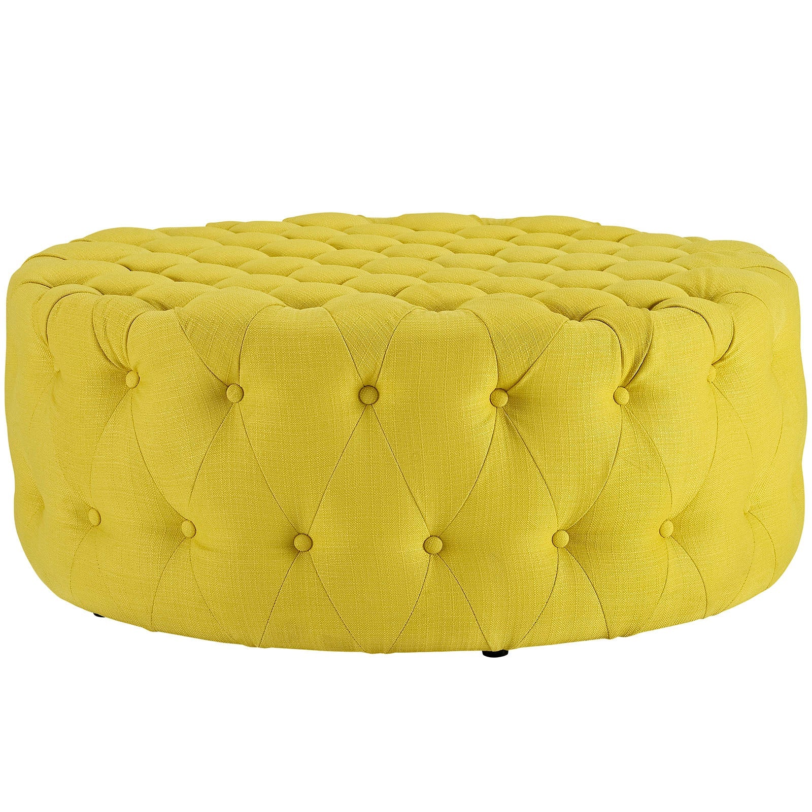 Modway Amour Upholstered Fabric Ottoman | Ottomans | Modishstore-64