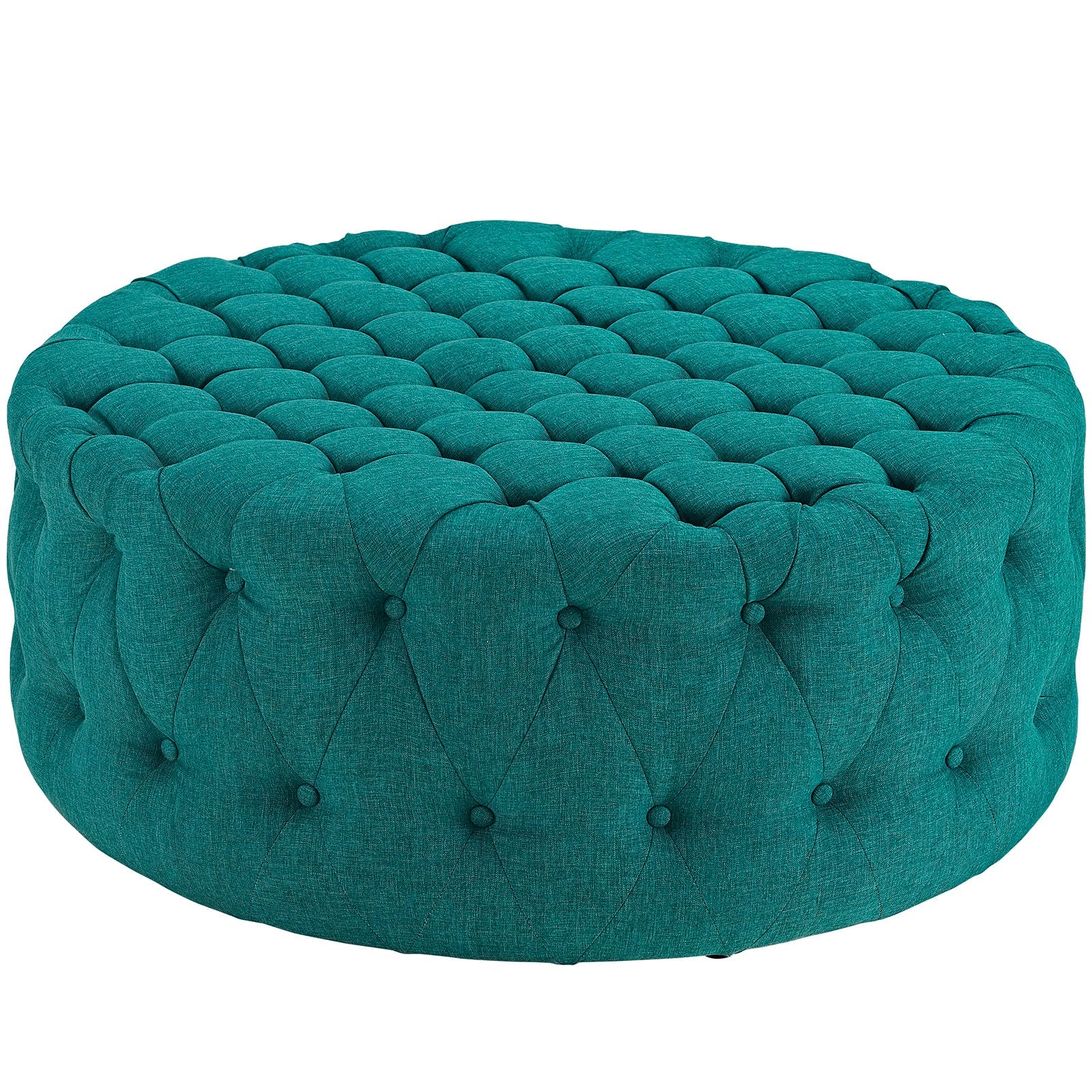 Modway Amour Upholstered Fabric Ottoman | Ottomans | Modishstore-43