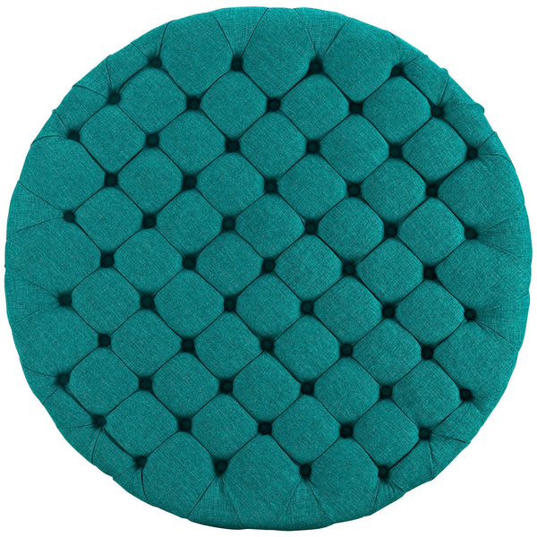 Modway Amour Upholstered Fabric Ottoman | Ottomans | Modishstore-31