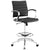 Modway Jive Aluminum Drafting Chair - Black | Office Chairs | Modishstore-2