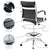 Modway Jive Aluminum Drafting Chair - Black | Office Chairs | Modishstore-7