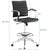 Modway Jive Aluminum Drafting Chair - Black | Office Chairs | Modishstore-6