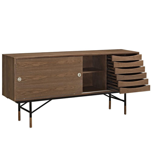 Modway Envoy Walnut Stand | TV Stands | Modishstore-2