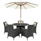 Modway Sojourn 7 Piece Outdoor Patio Sunbrella Dining Set - EEI-2246 | Outdoor Dining Set | Modishstore-2