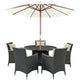 Modway Sojourn 7 Piece Outdoor Patio Sunbrella Dining Set - EEI-2246 | Outdoor Dining Set | Modishstore-2