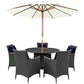 Modway Sojourn 7 Piece Outdoor Patio Sunbrella Dining Set - EEI-2246 | Outdoor Dining Set | Modishstore-8
