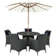 Modway Sojourn 7 Piece Outdoor Patio Sunbrella Dining Set - EEI-2246 | Outdoor Dining Set | Modishstore-8