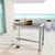Modway Shore Outdoor Patio Aluminum Rectangle Bar Table - Silver Gray | Bar Table | Modishstore