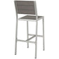 Modway Shore Outdoor Patio Aluminum Armless Bar Stool - Silver Gray | Bar Stools | Modishstore-4