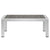 Modway Shore Outdoor Patio Aluminum Coffee Table - Silver Gray | Coffee Tables | Modishstore-2