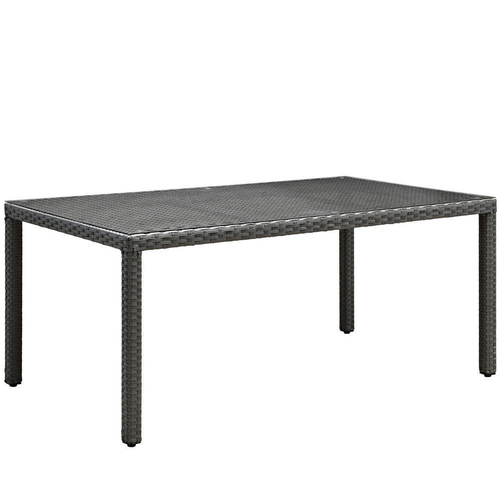Modway Sojourn 7 Piece Outdoor Patio Sunbrella Dining Set - EEI-2271 | Outdoor Dining Set | Modishstore-6