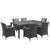Modway Sojourn 7 Piece Outdoor Patio Sunbrella Dining Set - EEI-2271 | Outdoor Dining Set | Modishstore-22