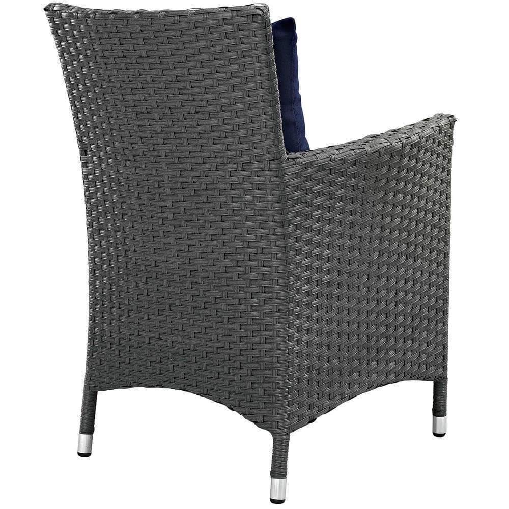 Modway Sojourn 7 Piece Outdoor Patio Sunbrella Dining Set - EEI-2271 | Outdoor Dining Set | Modishstore-11