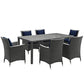 Modway Sojourn 7 Piece Outdoor Patio Sunbrella Dining Set - EEI-2271 | Outdoor Dining Set | Modishstore-8
