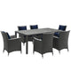 Modway Sojourn 7 Piece Outdoor Patio Sunbrella Dining Set - EEI-2271 | Outdoor Dining Set | Modishstore-8