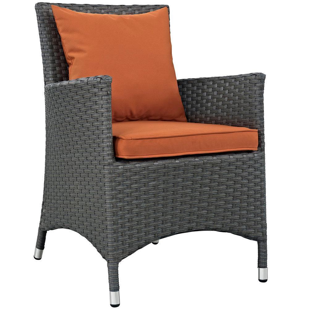 Modway Sojourn 7 Piece Outdoor Patio Sunbrella Dining Set - EEI-2271 | Outdoor Dining Set | Modishstore-16