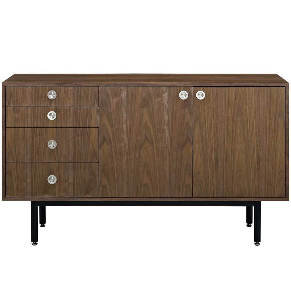 Modway Delegation Stand - Walnut | Cabinets | Modishstore-5