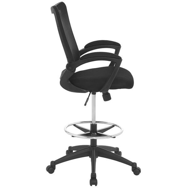 Modway Project Drafting Chair - Black | Office Chairs | Modishstore-4