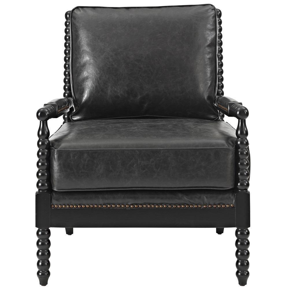 Modway Revel Upholstered Vinyl Armchair | Armchairs | Modishstore-6