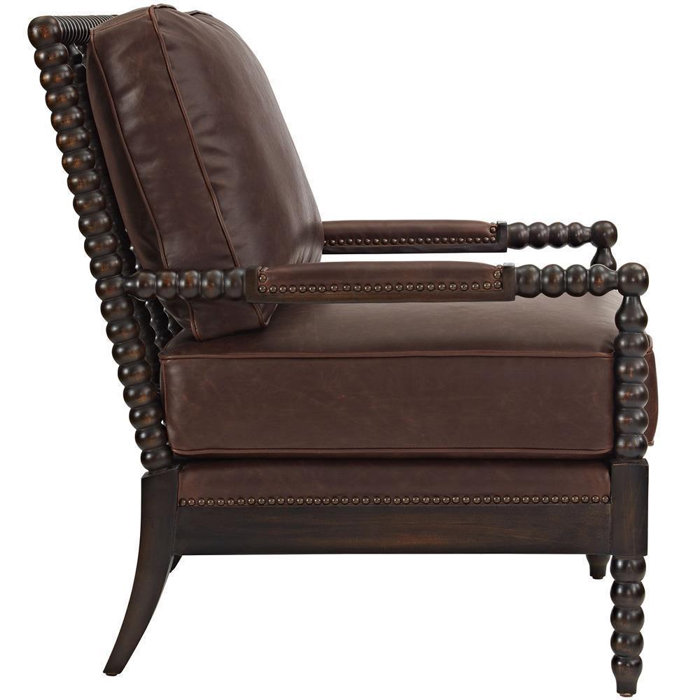 Modway Revel Upholstered Vinyl Armchair | Armchairs | Modishstore-13