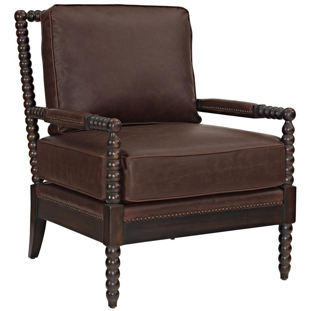 Modway Revel Upholstered Vinyl Armchair | Armchairs | Modishstore-12