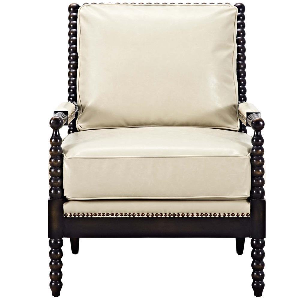 Modway Revel Upholstered Vinyl Armchair | Armchairs | Modishstore-20