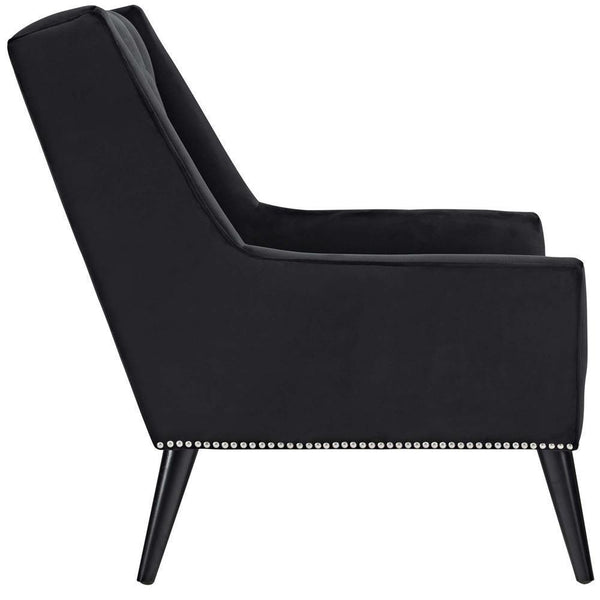 Modway Peruse Velvet Armchair | Armchairs | Modishstore-4