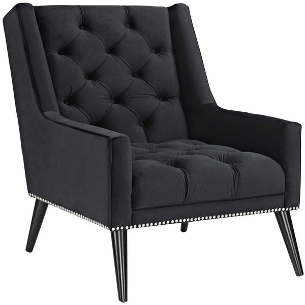 Modway Peruse Velvet Armchair | Armchairs | Modishstore-3