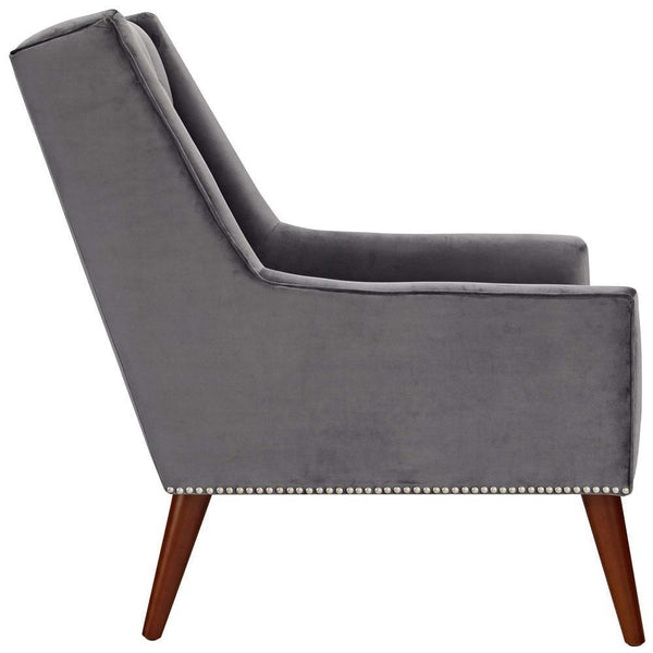 Modway Peruse Velvet Armchair | Armchairs | Modishstore-8