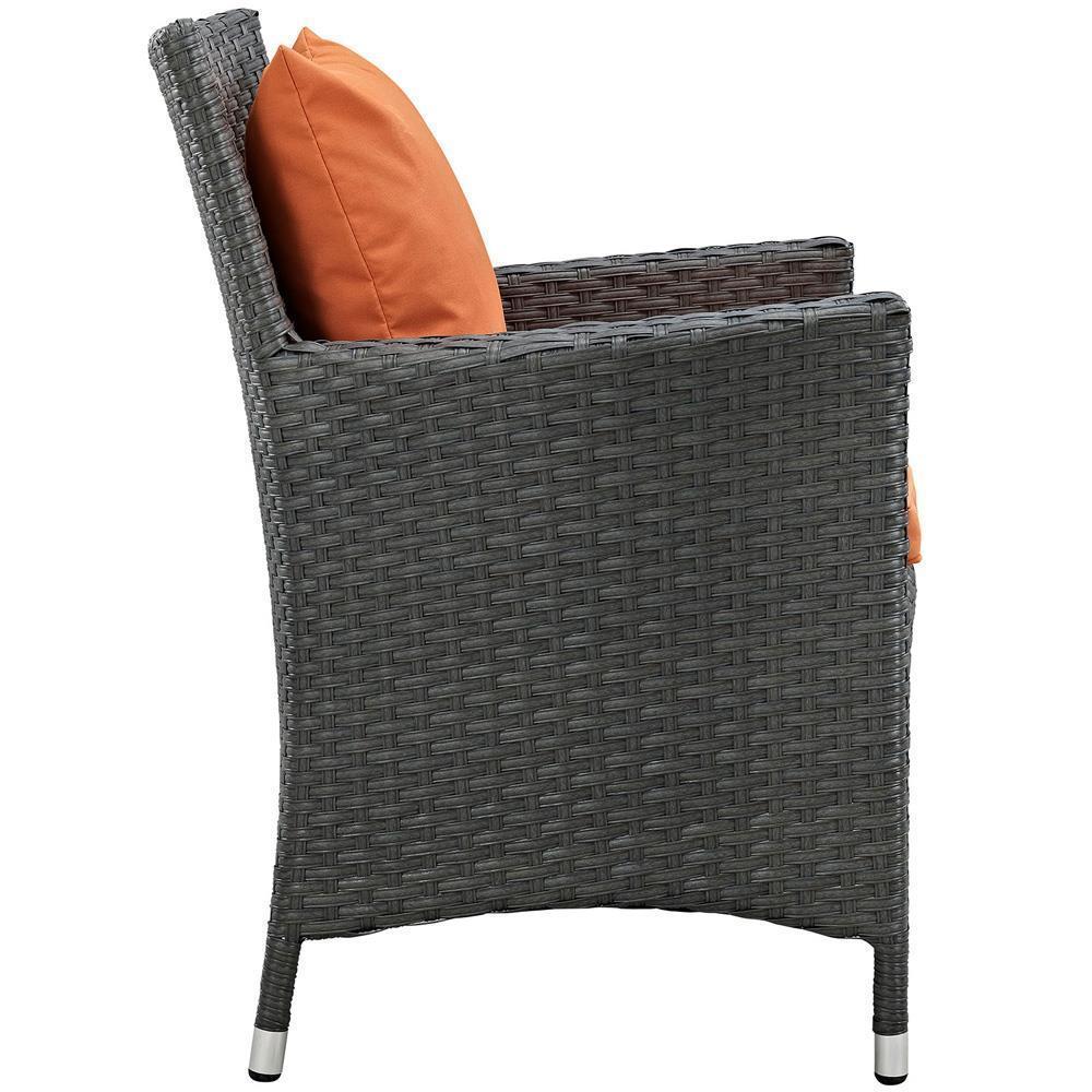 Modway Sojourn 11 Piece Outdoor Patio Sunbrella Dining Set - EEI-2310 | Outdoor Dining Set | Modishstore-16