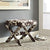 Modway Rivet Upholstered Fabric Bench - Cow | Stools & Benches | Modishstore-2
