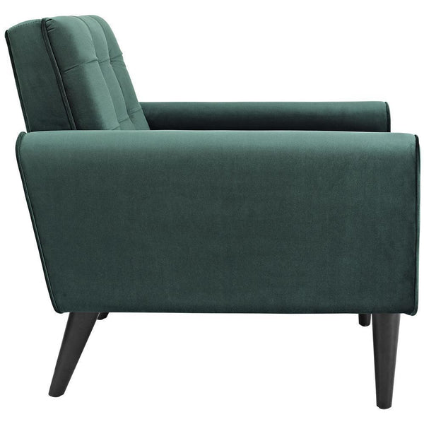 Modway Delve Velvet Armchair | Armchairs | Modishstore-3