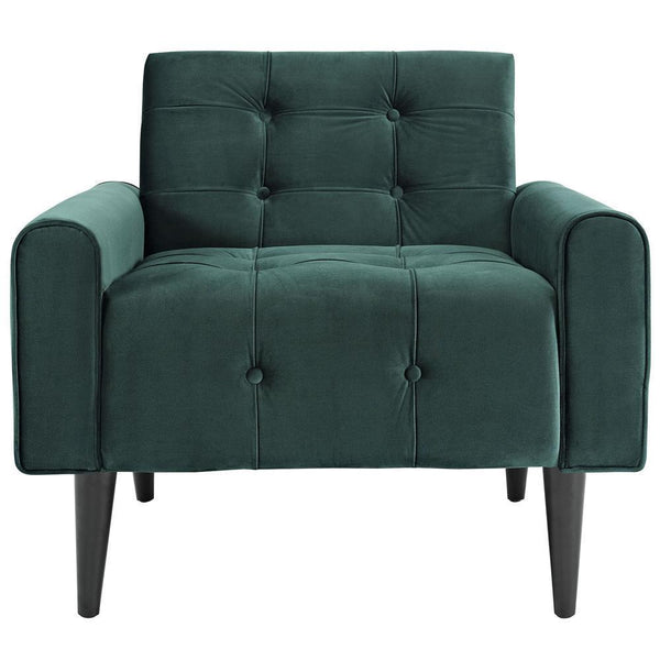 Modway Delve Velvet Armchair | Armchairs | Modishstore-4