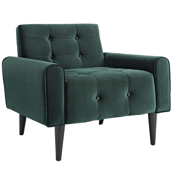Modway Delve Velvet Armchair | Armchairs | Modishstore-2