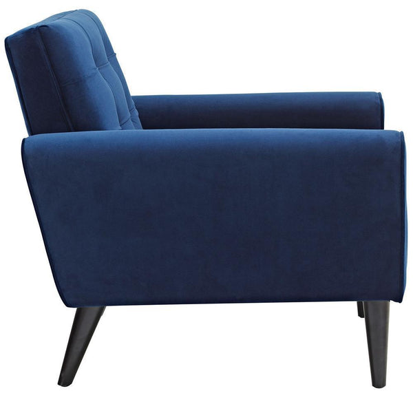 Modway Delve Velvet Armchair | Armchairs | Modishstore-11