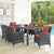 Modway Summon 7 Piece Outdoor Patio Sunbrella Dining Set - EEI-2330 | Dining Sets | Modishstore-19