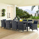 Modway Summon 11 Piece Outdoor Patio Sunbrella Dining Set - EEI-2332 | Outdoor Dining Set | Modishstore-18
