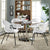 Modway Swerve Dining Set Set of 4 - White | Dining Sets | Modishstore