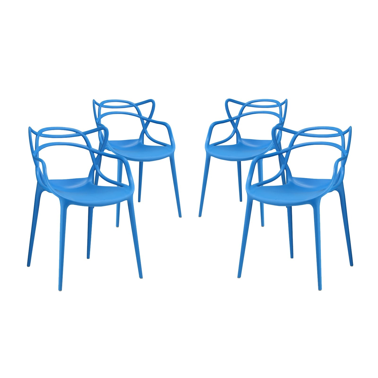 Modway Entangled Dining Set - Set of 4 | Dining Sets | Modishstore-20