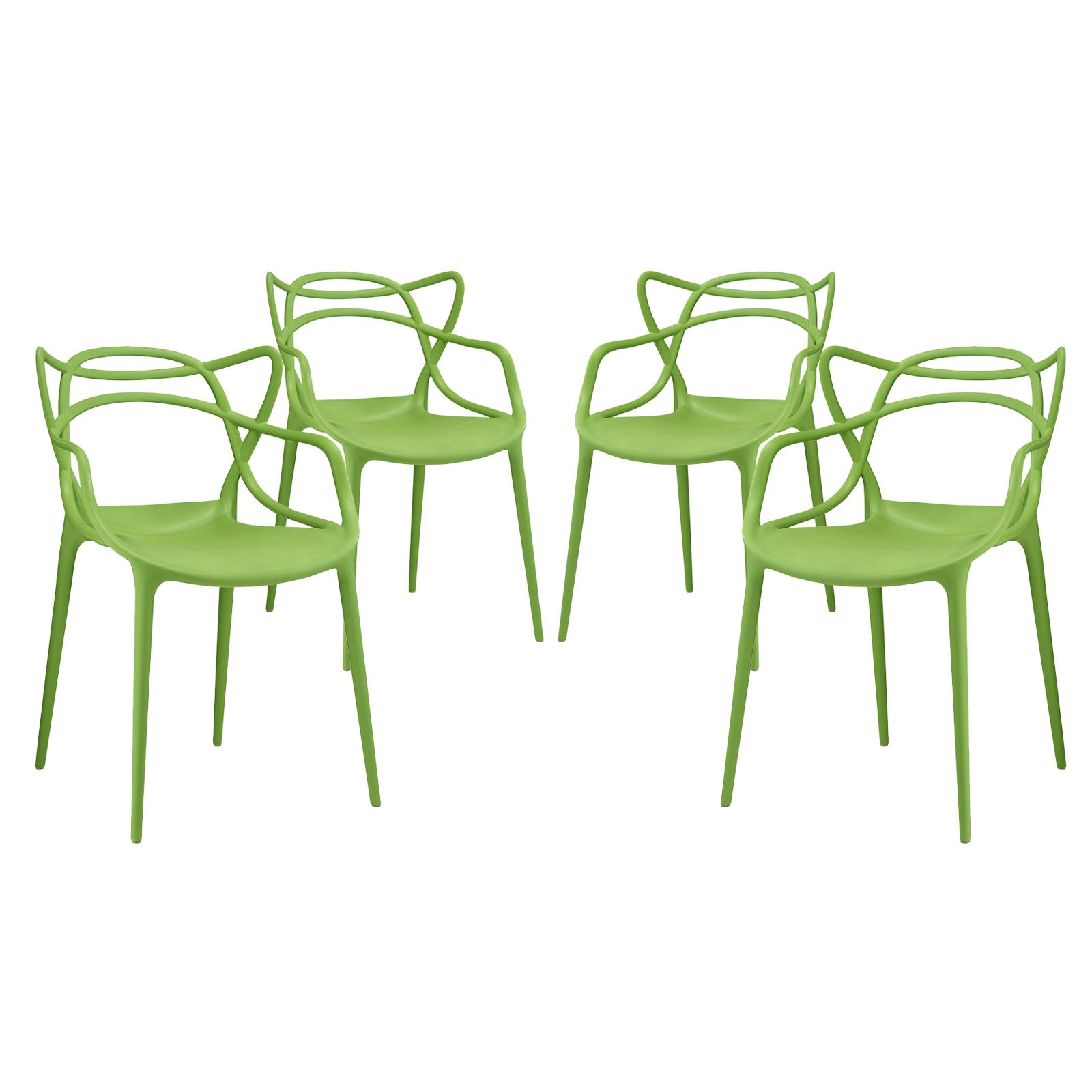 Modway Entangled Dining Set - Set of 4 | Dining Sets | Modishstore-19
