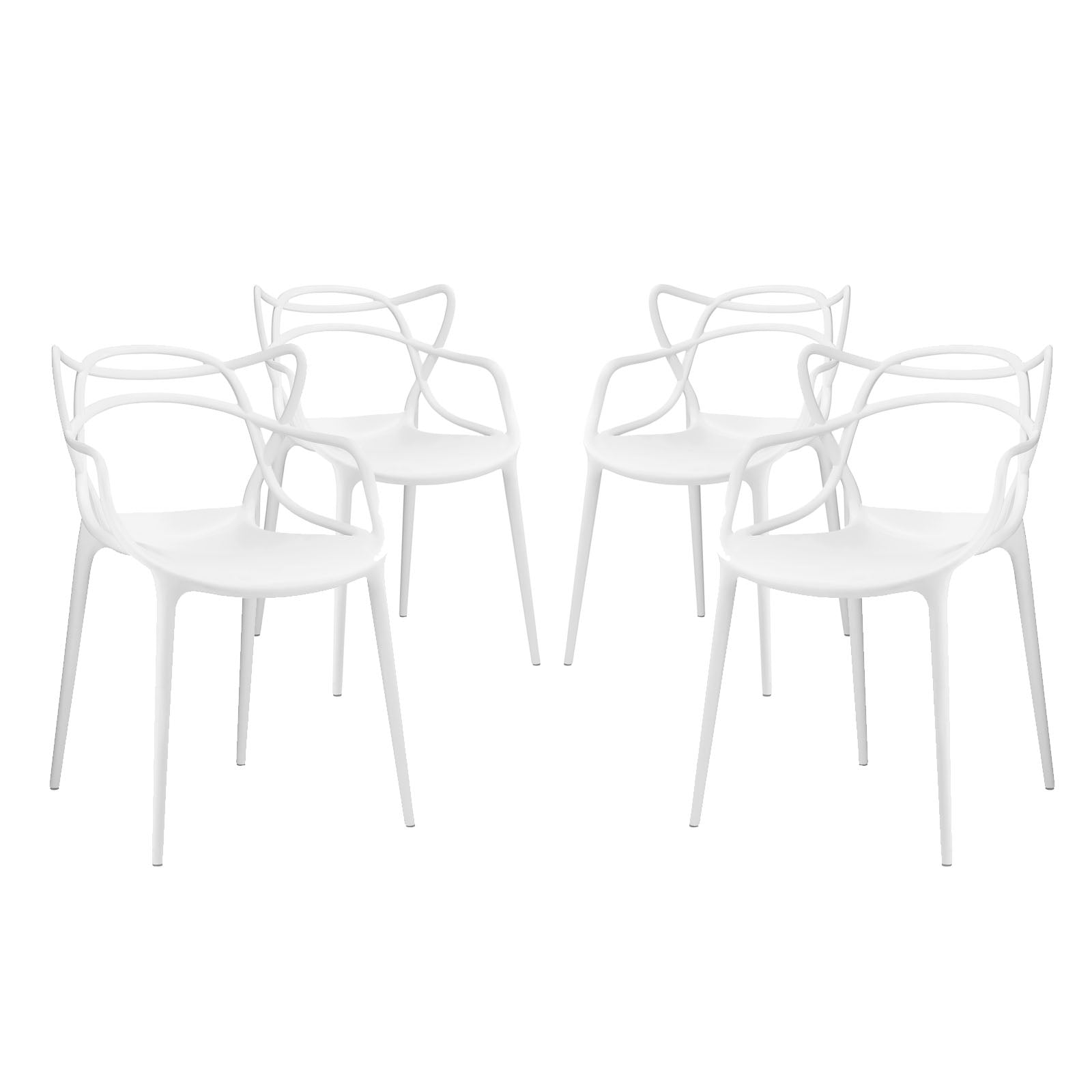 Modway Entangled Dining Set - Set of 4 | Dining Sets | Modishstore-17